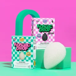 Best Eponge KONJAC DROP PURE coloris vert - 4MURS Produits De Beauté