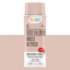 Sale Peinture Bombe de peinture rose ballerine Satiné 0,4 L Peintures