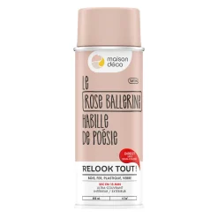 Sale Peinture Bombe de peinture rose ballerine Satiné 0,4 L Peintures