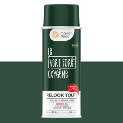 Discount Peinture Bombe de peinture vert foret Satiné 0,4 L Peintures