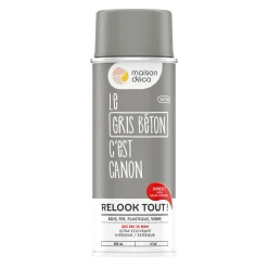 Best Peinture Bombe de peinture gris béton Satiné 0,4 L Peintures