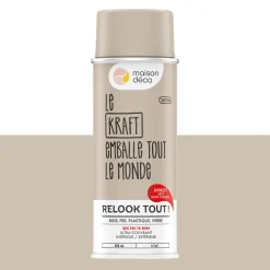 New Peinture Bombe de peinture kraft Satiné 0,4 L Peintures