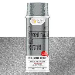 Online Peinture Bombe de peinture argent martelé Brillant 0,4 L Peintures