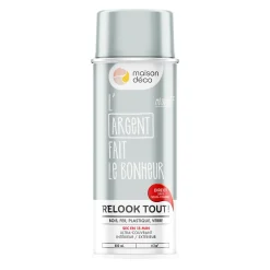 Fashion Peinture Bombe de peinture argent Brillant 0,4 L Peintures
