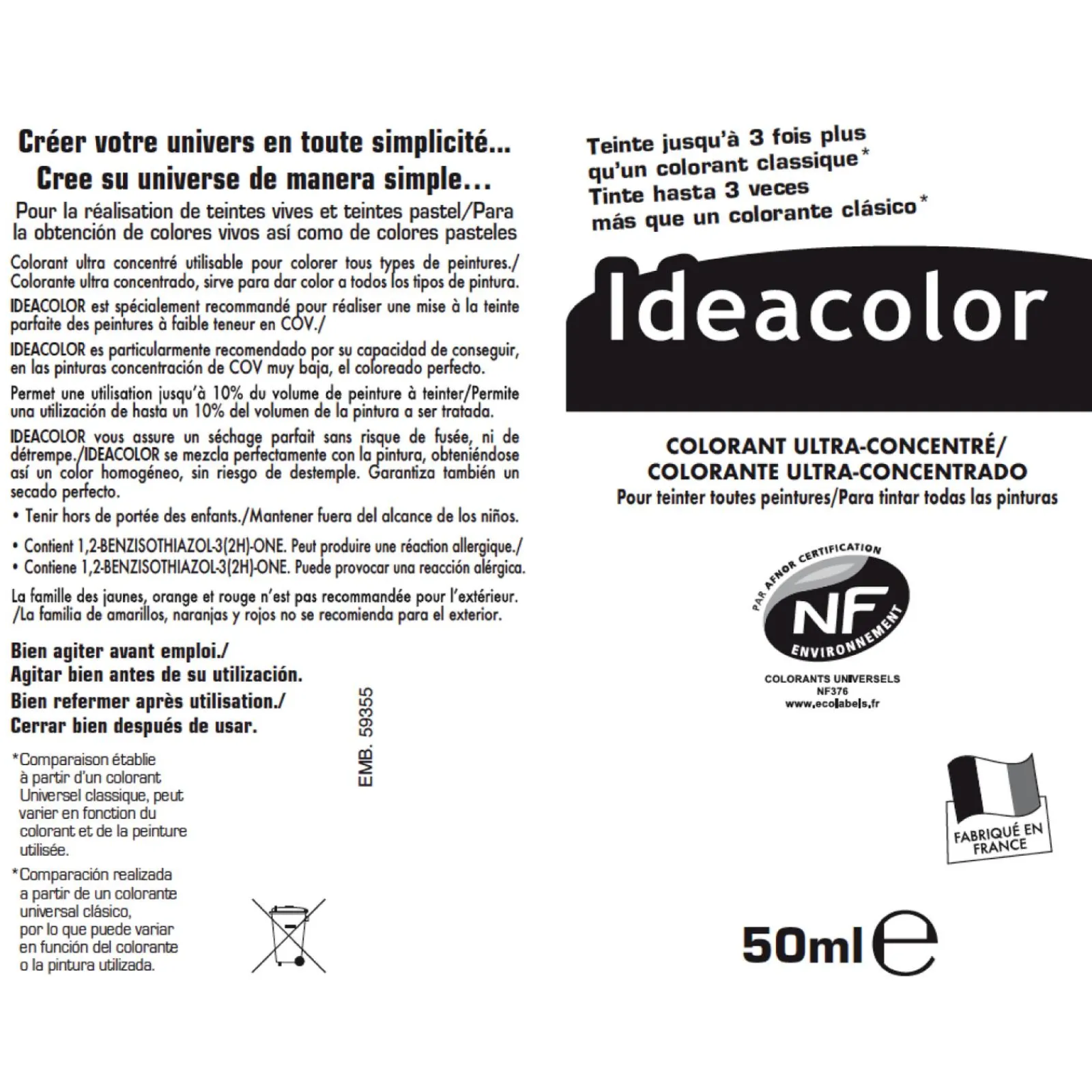 Sale Peinture COLORANT Peinture rouge 0,05 L - 4MURS Peintures