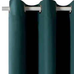 Hot Rideau 100% occultant MANN bleu pétrole 140 x 260 cm - 4MURS Rideaux