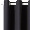Sale Rideau 100% occultant MANN coloris noir 140 x 180 cm - 4MURS Rideaux