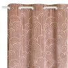 Sale Rideau AGATE coloris rose pâle 135 x 240 cm - 4MURS Rideaux