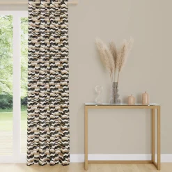Online Rideau AKITA coloris noir 140 x 260 cm - 4MURS Rideaux