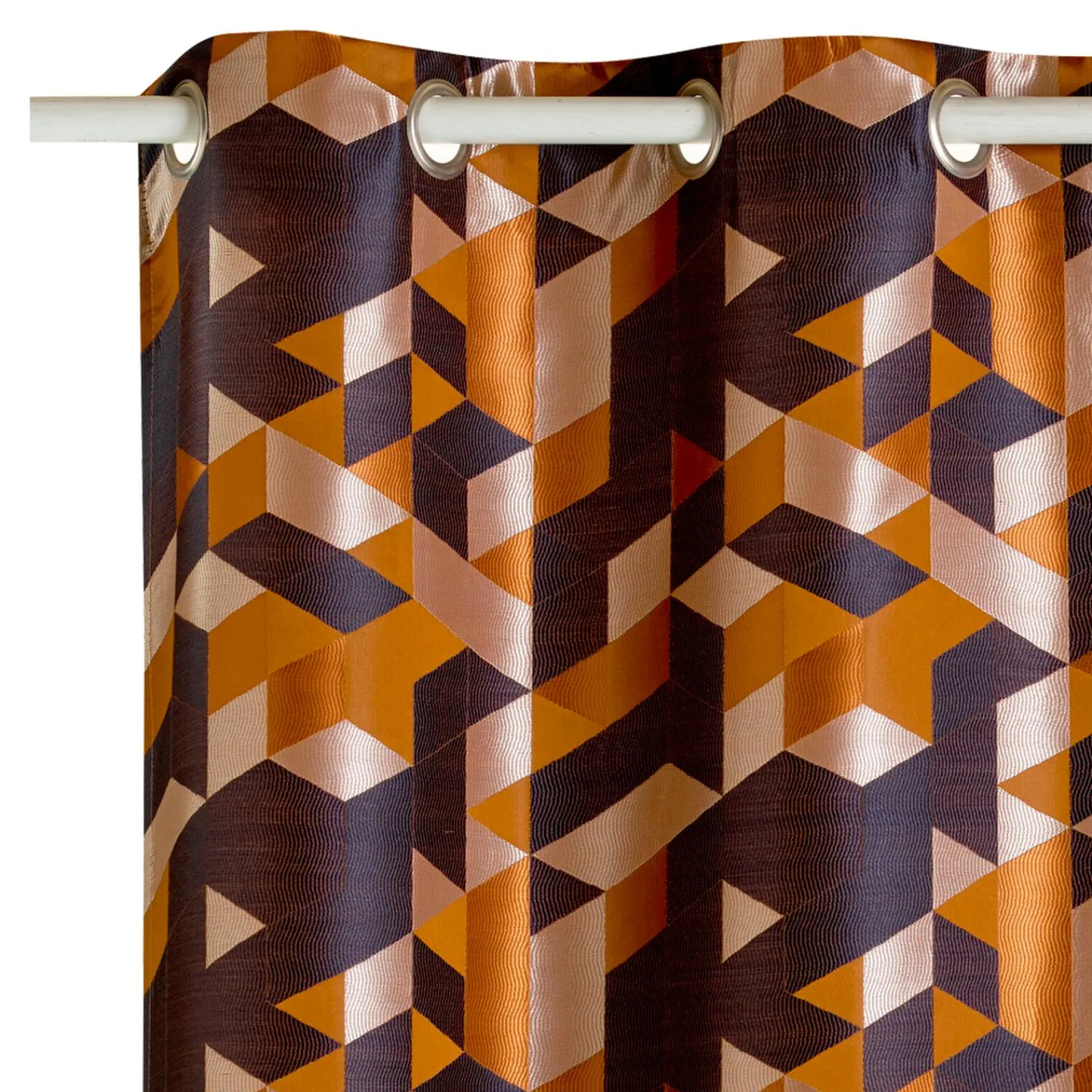 New Rideau ALTU coloris ambre 135 x 260 cm - 4MURS Rideaux