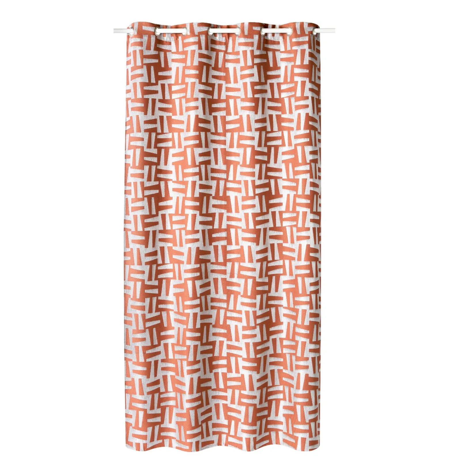 Online Rideau ANTAO coloris brique 140 x 260 cm - 4MURS Rideaux