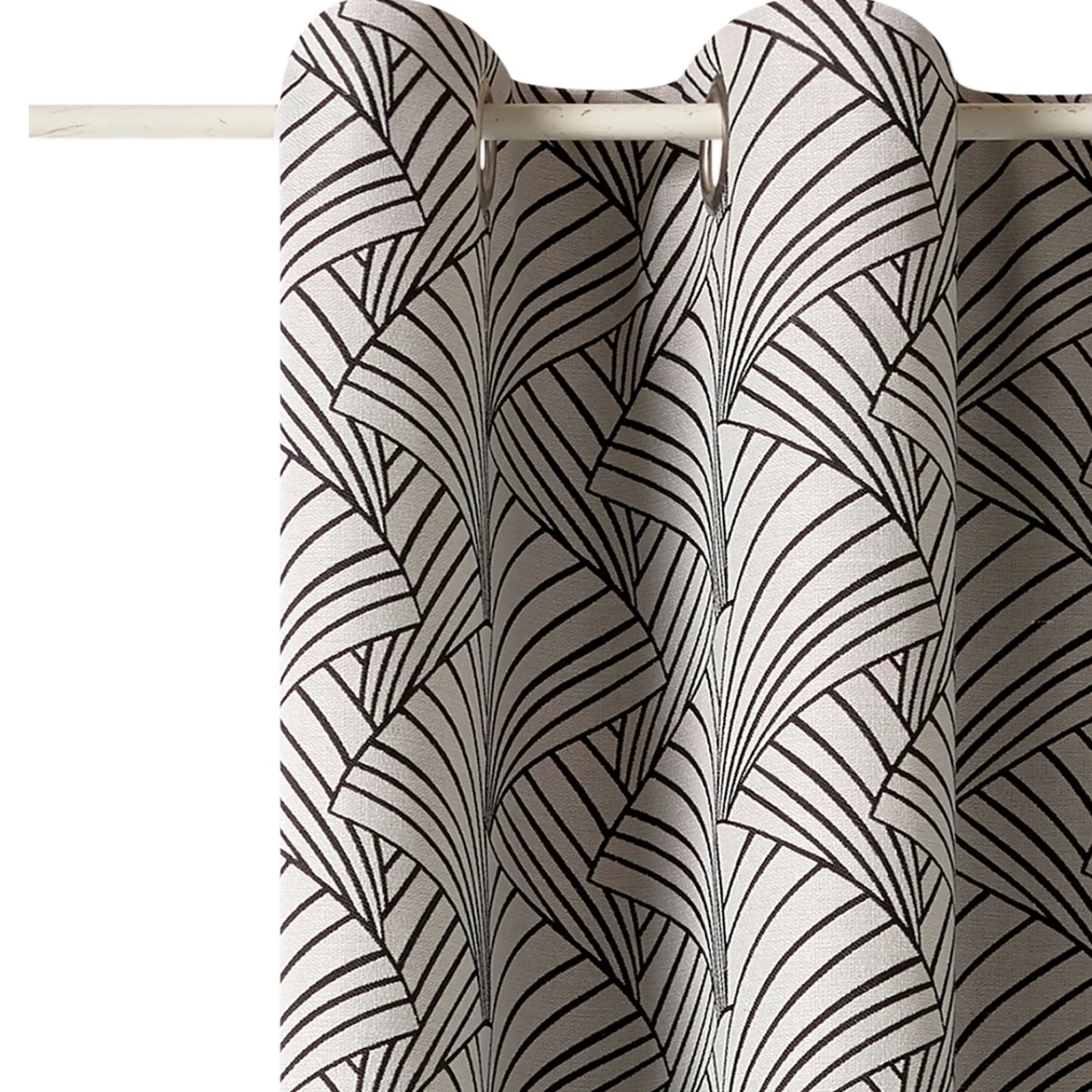 Fashion Rideau ARDECCO coloris noir 135 x 250 cm - 4MURS Rideaux