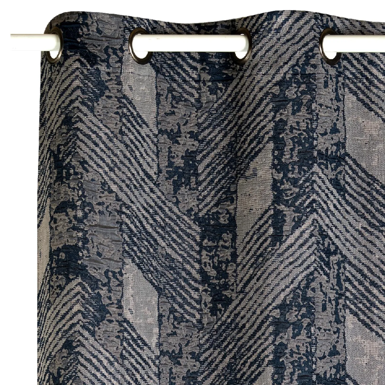 Online Rideau BRADDY coloris bleu 140 x 260 cm - 4MURS Rideaux