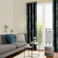 New Rideau BUTIA coloris vert émeraude 140 x 260 cm - 4MURS Rideaux