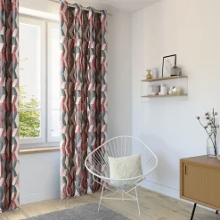 Discount Rideau CHLOE coloris rose 135 x 240 cm - 4MURS Rideaux