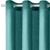 Fashion Rideau COTOON coloris bleu lagon 140 x 240 cm - 4MURS Rideaux