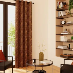 Sale Rideau DENTON coloris cognac 140 x 260 cm - 4MURS Rideaux
