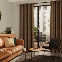 Sale Rideau ENEE coloris taupe 140 x 260 cm - 4MURS Rideaux
