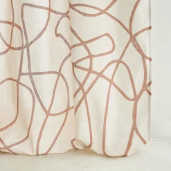 Hot Rideau ENNE coloris terracotta 135 x 260 cm - 4MURS Rideaux