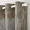 Hot Rideau ERWANN coloris camel chiné noir 140 x 260 cm - 4MURS Rideaux