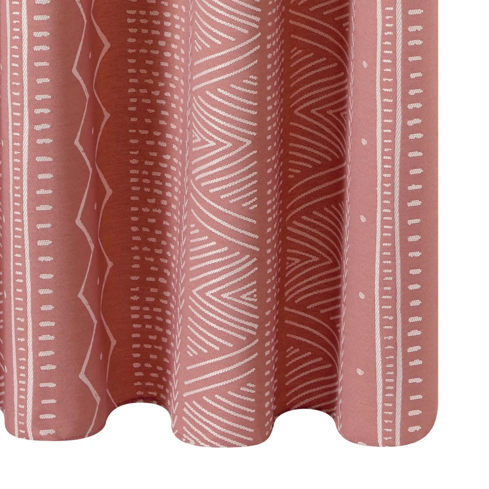 Fashion Rideau ESSAOUIRA coloris terracotta 140 x 260 cm - 4MURS Rideaux
