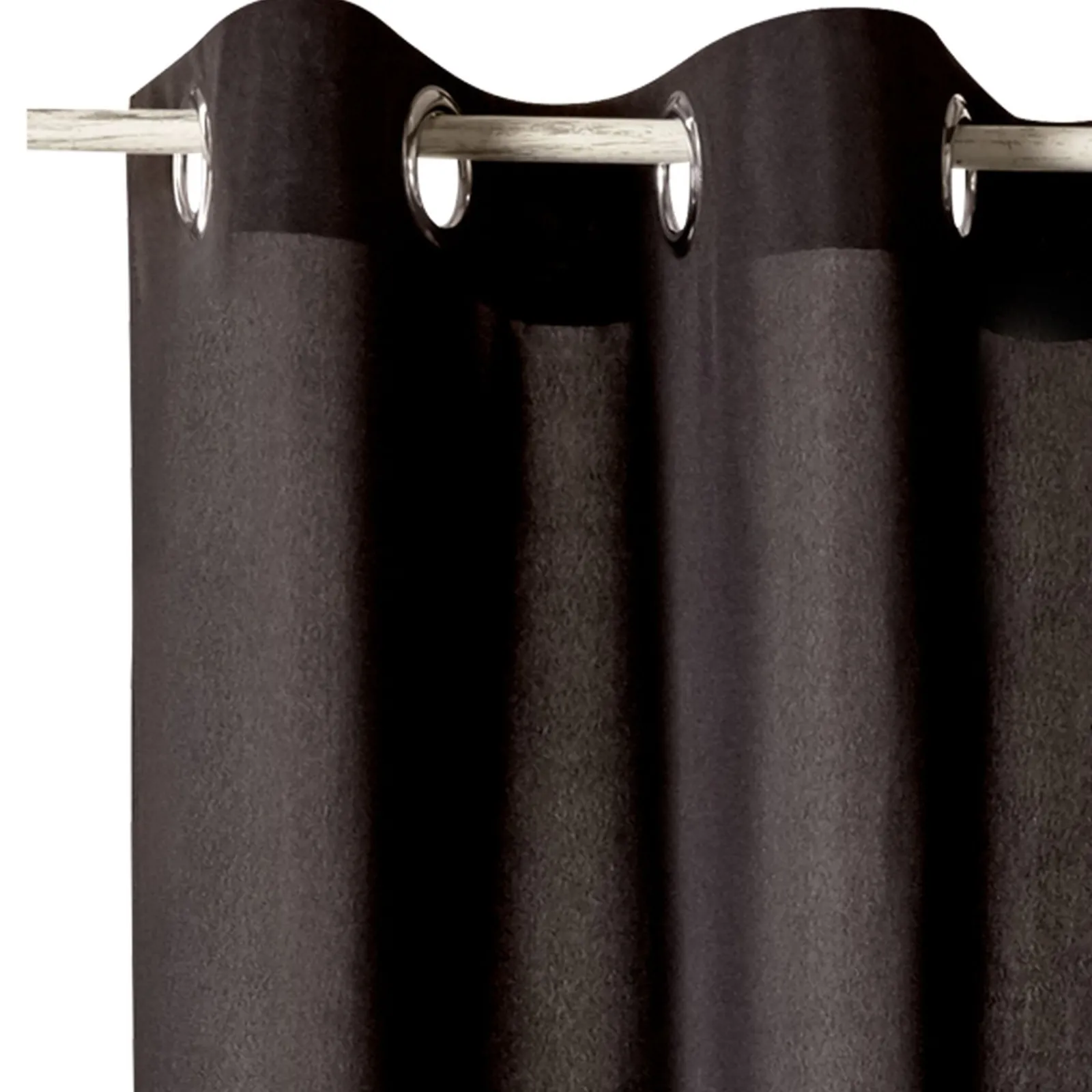 Hot Rideau ESSENTIAL coloris noir 140 x 240 cm - 4MURS Rideaux