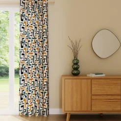Clearance Rideau ETTORE coloris ocre 140 x 260 cm - 4MURS Rideaux