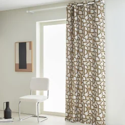 Hot Rideau GRAND PRIX coloris ocre 135 x 240 cm - 4MURS Rideaux