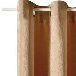 Discount Rideau GRAZIA coloris camel 140 x 240 cm - 4MURS Rideaux