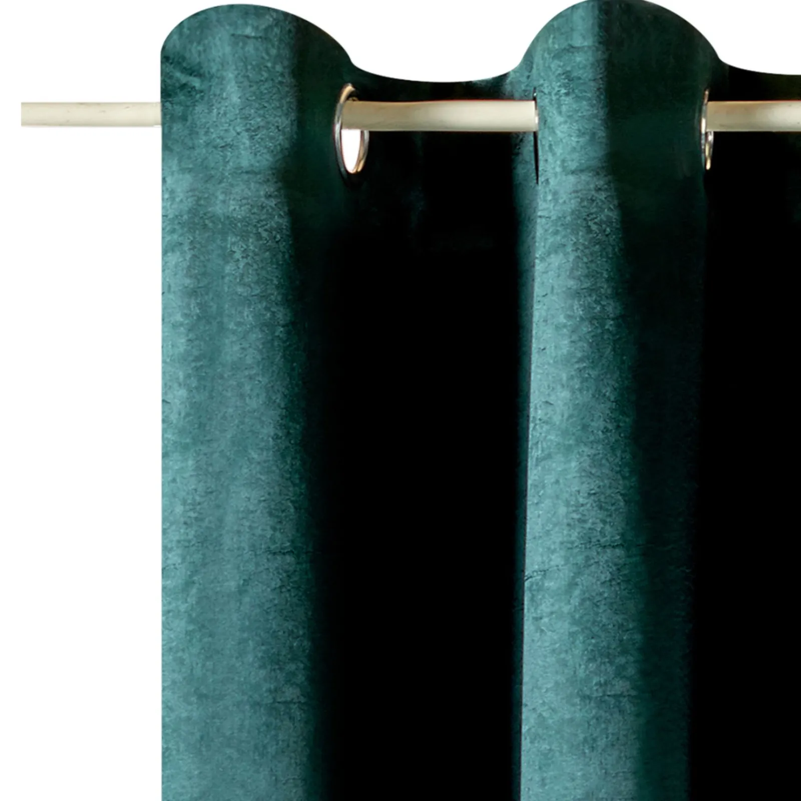 Online Rideau GRAZIA coloris vert émeraude 140 x 240 cm - 4MURS Rideaux