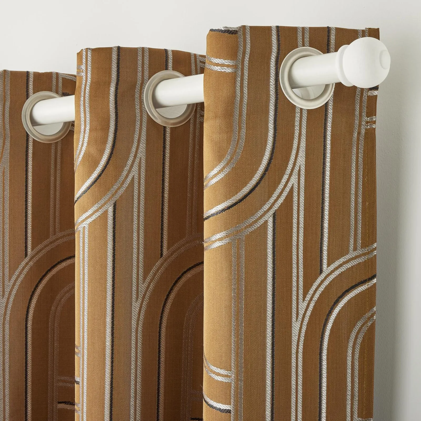 Sale Rideau ISMENE coloris mordoré 140 x 260 cm - 4MURS Rideaux
