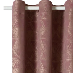 Clearance Rideau IVANA coloris rose grisé 140 x 260 cm - 4MURS Rideaux