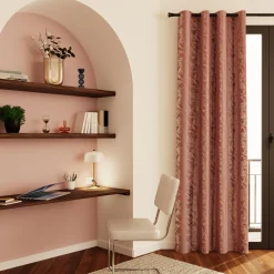Clearance Rideau IVANA coloris rose grisé 140 x 260 cm - 4MURS Rideaux