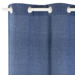 Fashion Rideau JIMMY coloris bleu jean 140 x 260 cm - 4MURS Rideaux
