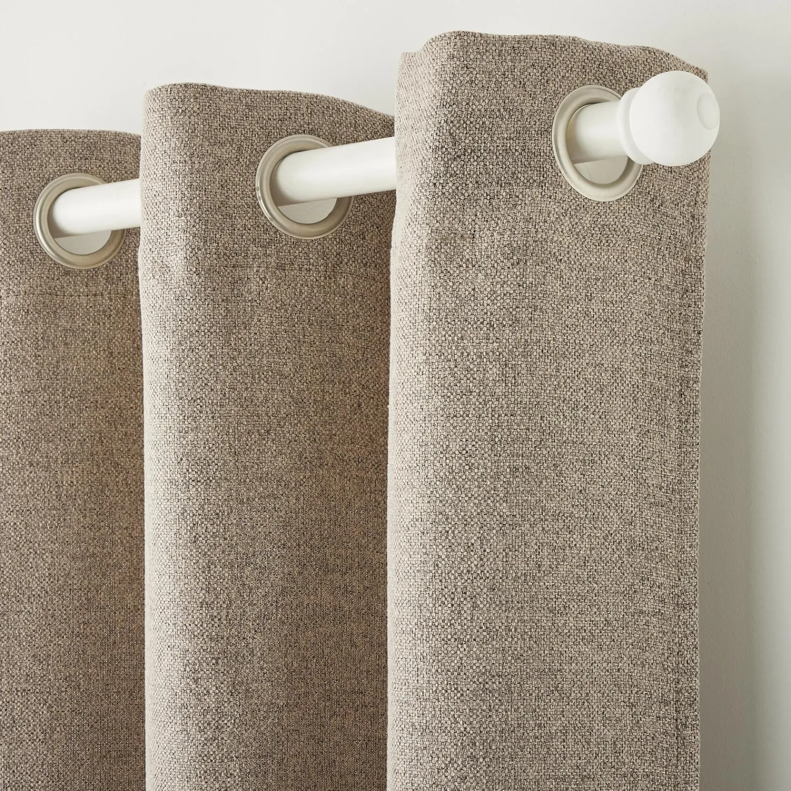 Best Rideau JOHN coloris taupe 140 x 260 cm - 4MURS Rideaux
