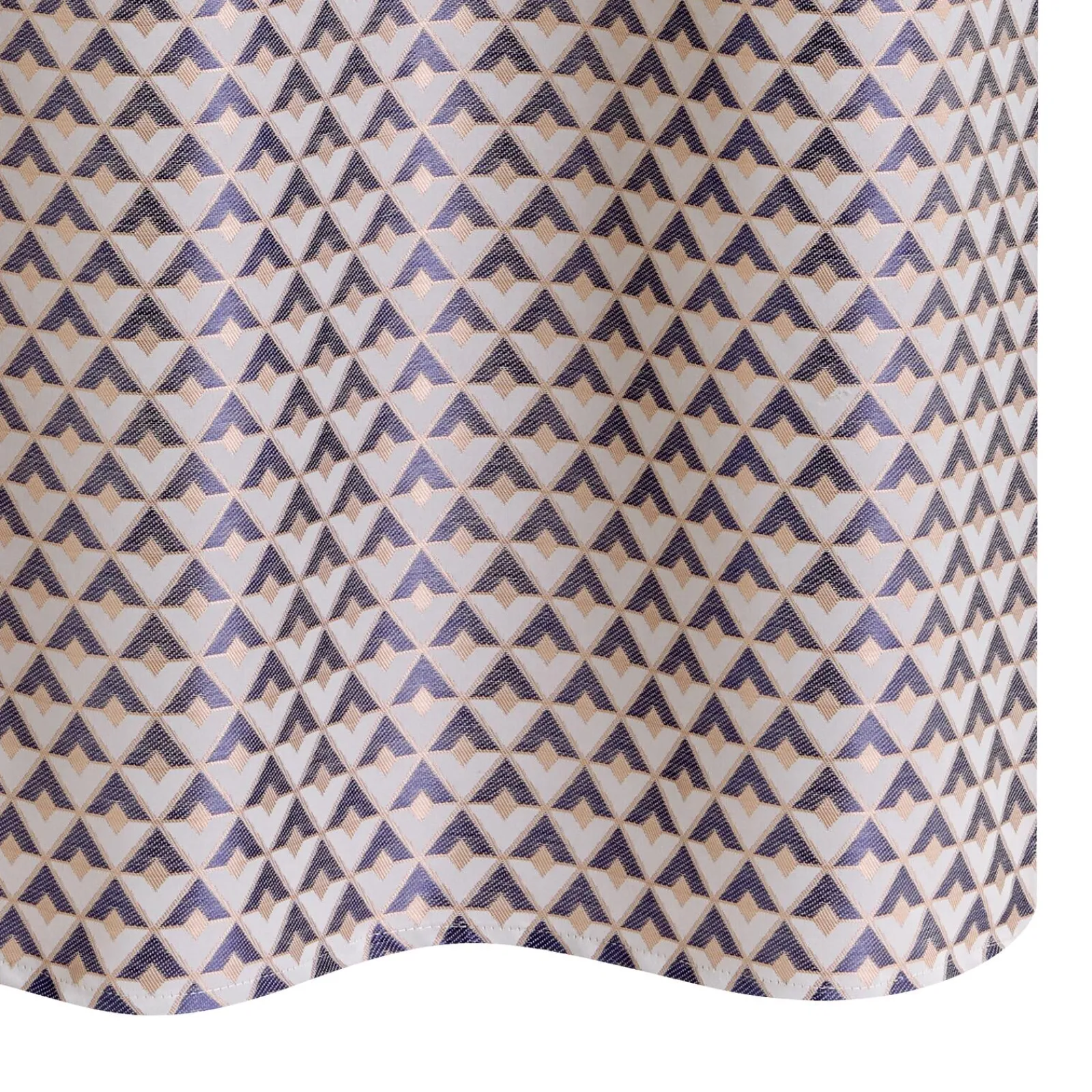 New Rideau KAPRIA coloris bleu nuit 140 x 260 cm - 4MURS Rideaux
