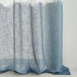 Outlet Rideau KEA coloris bleu grisé 140 x 260 cm - 4MURS Rideaux