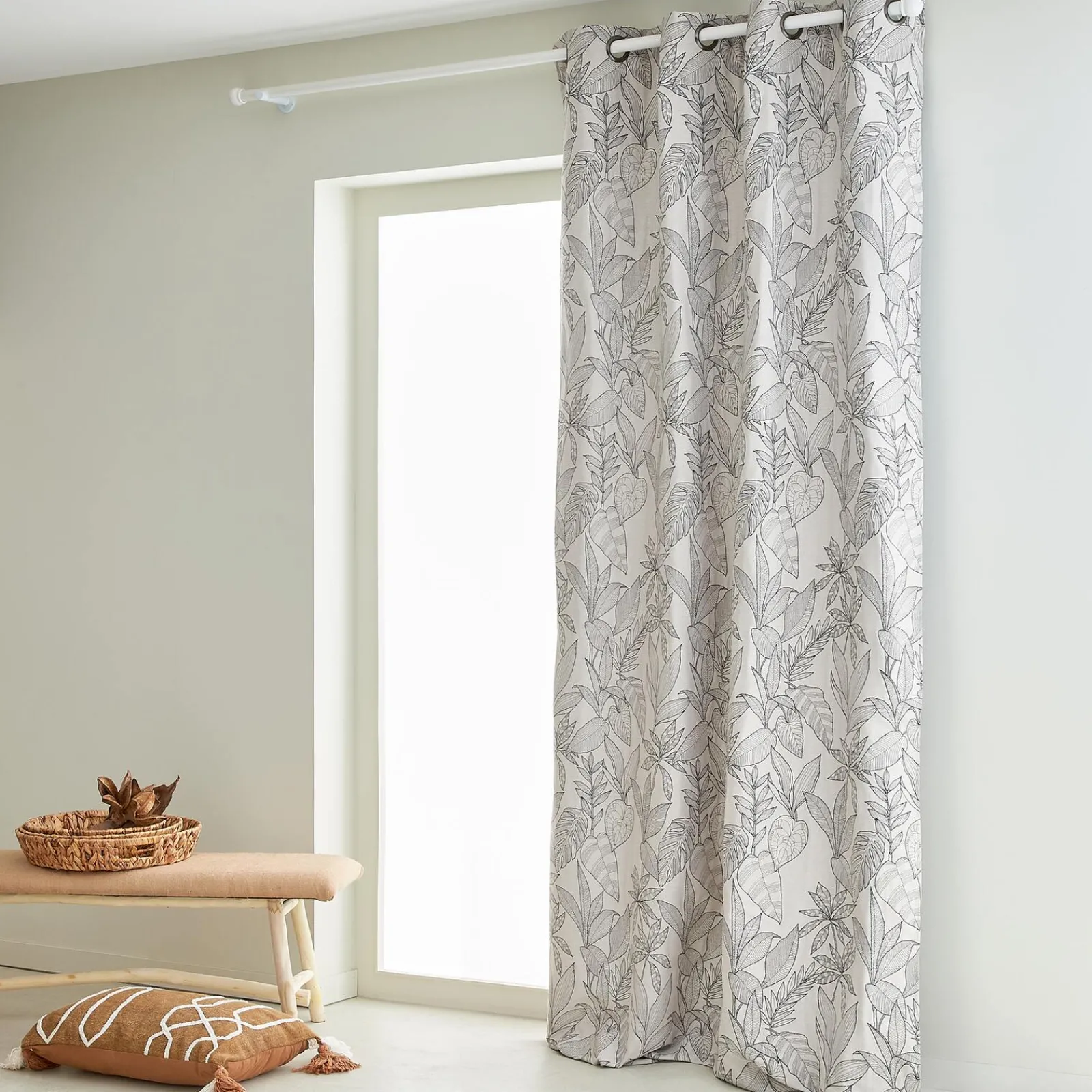 Clearance Rideau KERALA coloris naturel 140 x 260 cm - 4MURS Rideaux