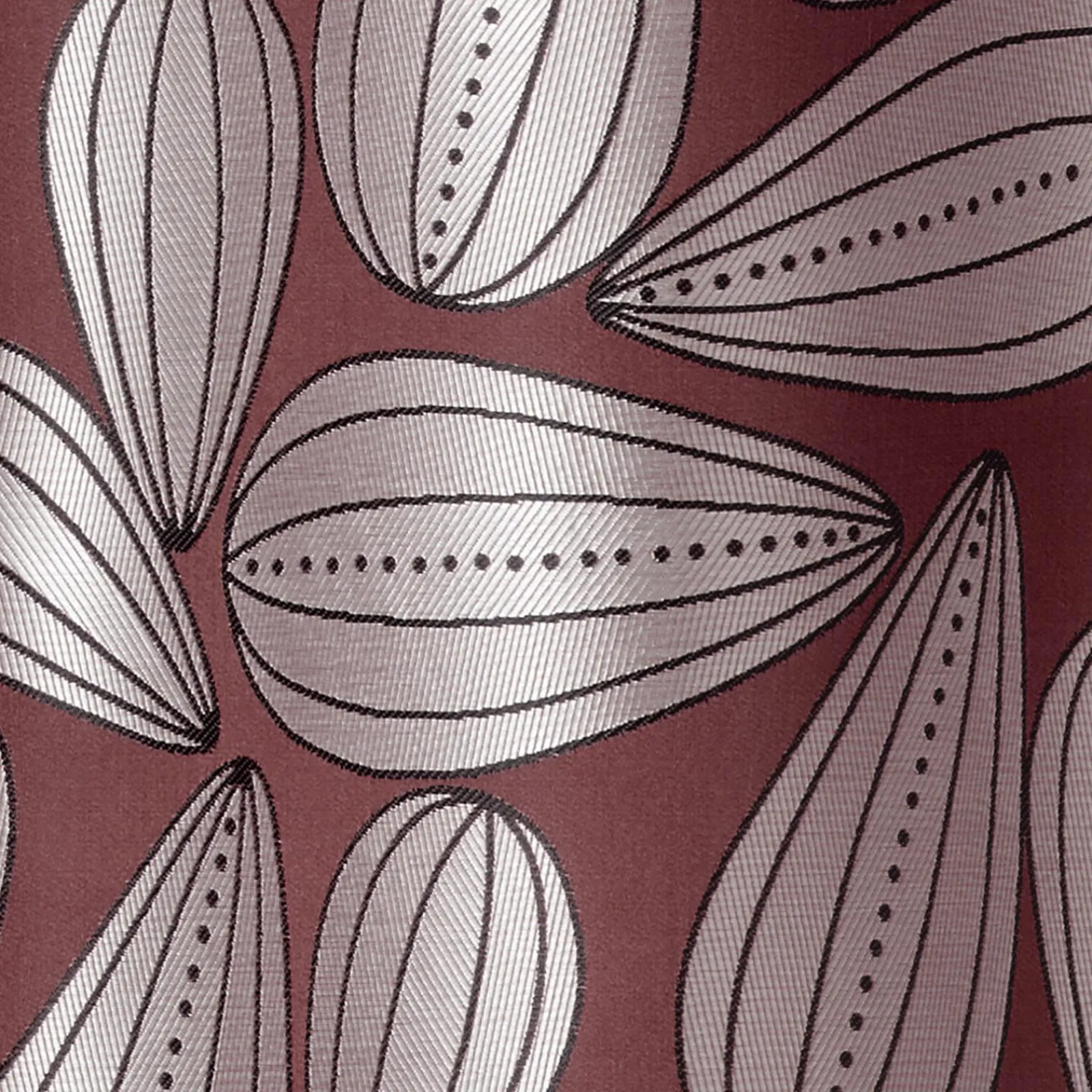 Online Rideau KOPEE coloris marsala 140 x 260 cm - 4MURS Rideaux