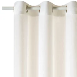 Outlet Rideau Lin CAMBRIA coloris blanc 140 x 260 cm - 4MURS Rideaux
