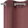 Clearance Rideau Lin LINNEO coloris henné 140 x 280 cm - 4MURS Rideaux
