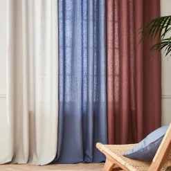 Clearance Rideau Lin LINNEO coloris henné 140 x 280 cm - 4MURS Rideaux