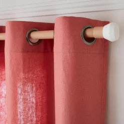 New Rideau Lin LINNEO coloris rose des sables 140 x 280 cm - 4MURS Rideaux