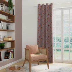 Hot Rideau LIVING coloris terracotta 140 x 260 cm - 4MURS Rideaux