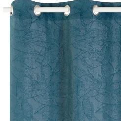Clearance Rideau MACAPA coloris bleu jean 140 x 260 cm - 4MURS Rideaux