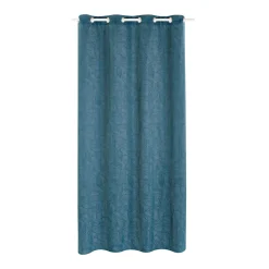 Clearance Rideau MACAPA coloris bleu jean 140 x 260 cm - 4MURS Rideaux