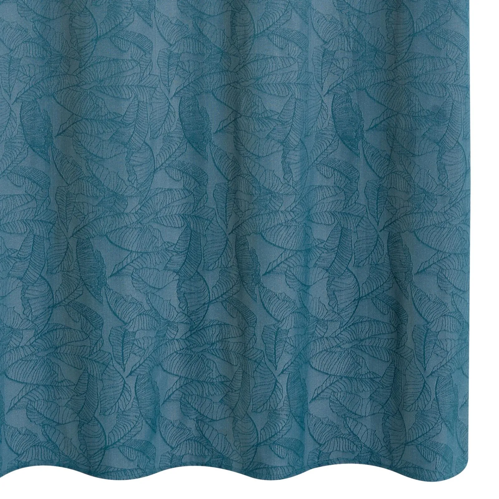Clearance Rideau MACAPA coloris bleu jean 140 x 260 cm - 4MURS Rideaux