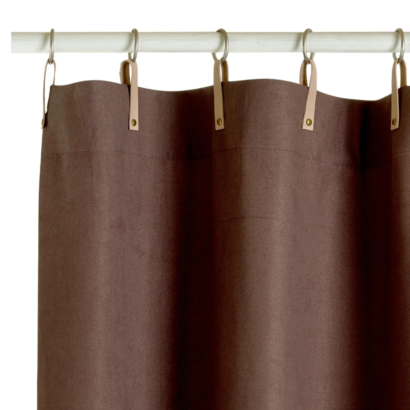 New Rideau MOODY coloris brun 140 x 260 cm - 4MURS Rideaux