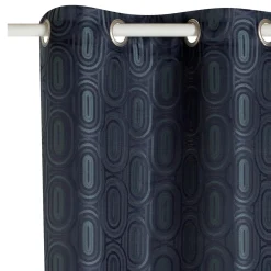 Online Rideau NAJDA coloris bleu nuit 140 x 260 cm - 4MURS Rideaux