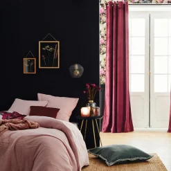 Fashion Rideau NEGRESCO coloris lie de vin 140 x 260 cm - 4MURS Rideaux